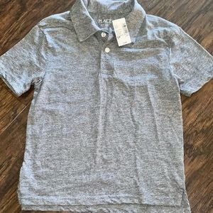 🆕 CASUAL GRAY POLO SZ 5/6